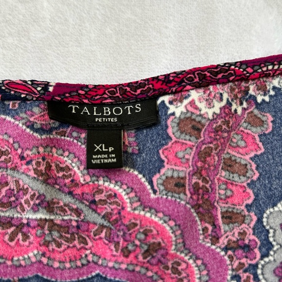 Talbots Paisley Blouse - Picture 7 of 11
